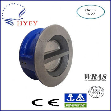 Discount portable wafer type double disk check valve